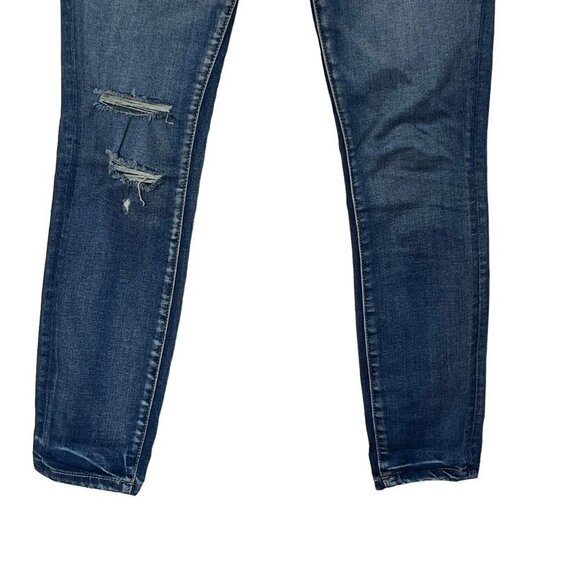 Good American Good Legs Jeans Women’s Size 25 Blue Crop High Rise Distressed - Picture 5 of 14